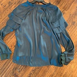 Silky Long Sleeve Ladies Dress Shirt